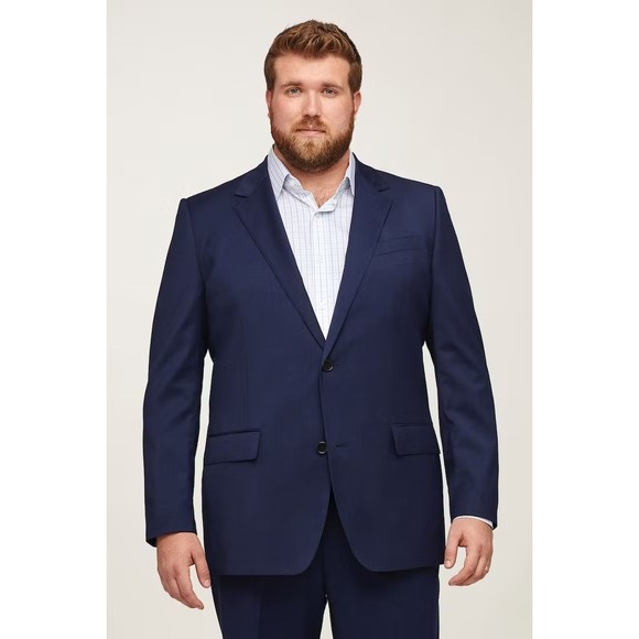 Bonobos Jetsetter Wool Blazer Suit Jacket LIGHT NAVY Men Sz 52S Standard Fit NEW - Picture 1 of 9